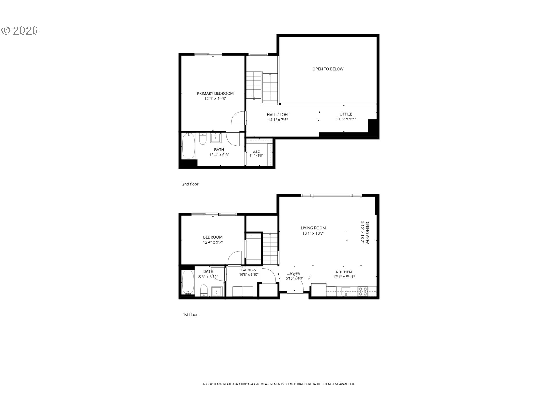 12600 Southwest Crescent Street, Unit 216 Beaverton, OR 97005 - Photo 40 of 40 Floor Plan