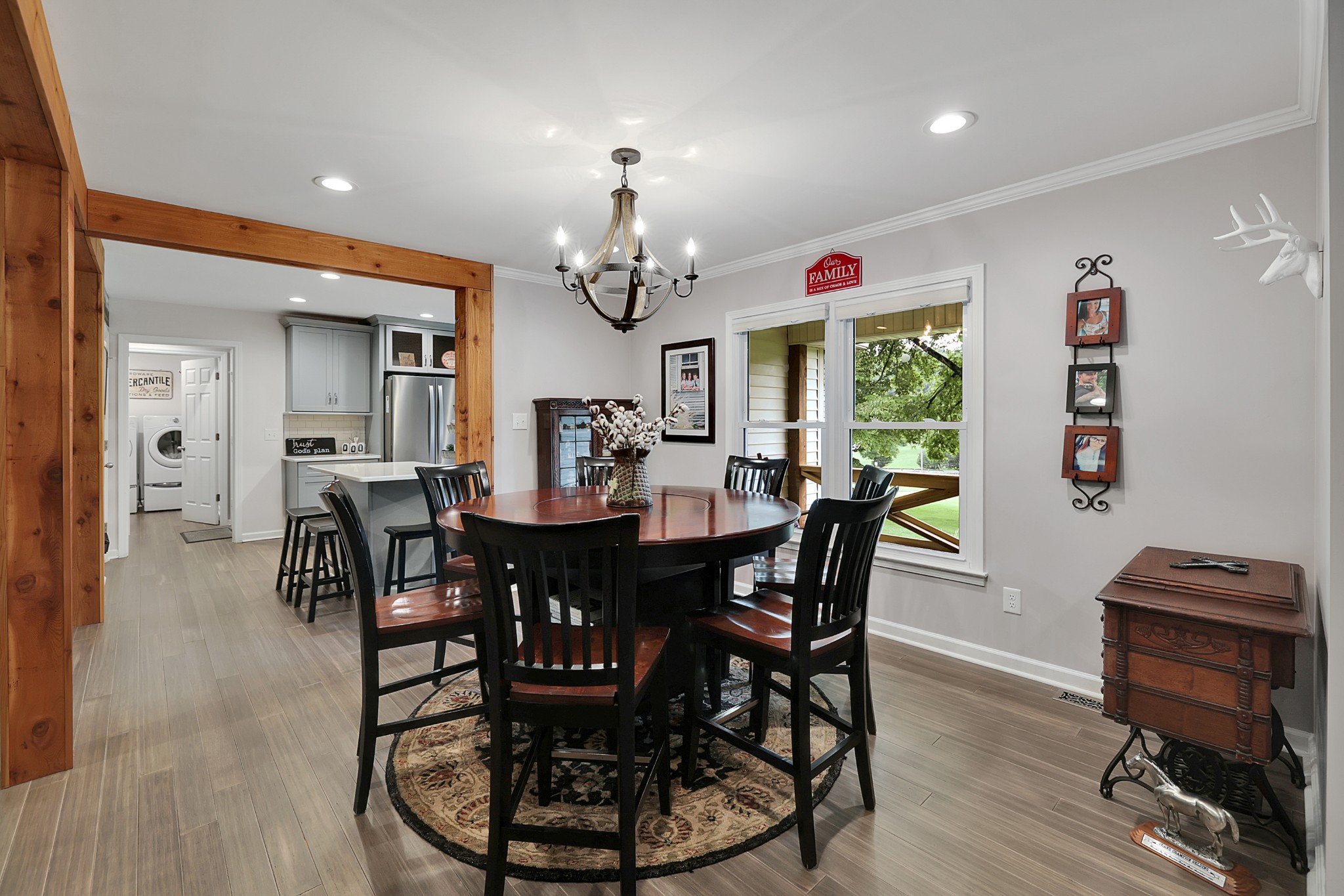 1106 Rip Steele Road Columbia, TN 38401 - Photo 14 of 70 a view of a dining room with furniture and wooden floor