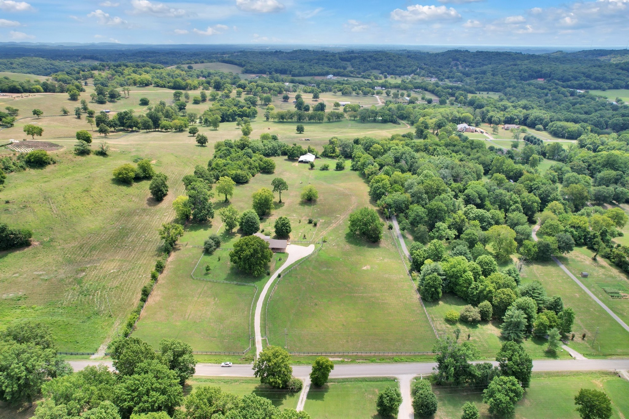 1106 Rip Steele Road Columbia, TN 38401 - Photo 62 of 70 an aerial view of a residential houses with outdoor space and trees