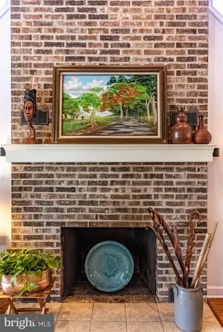 a dining room with furniture window and outside view