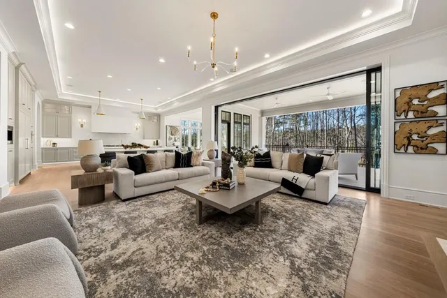 a bathroom with a double vanity sink mirror and shower