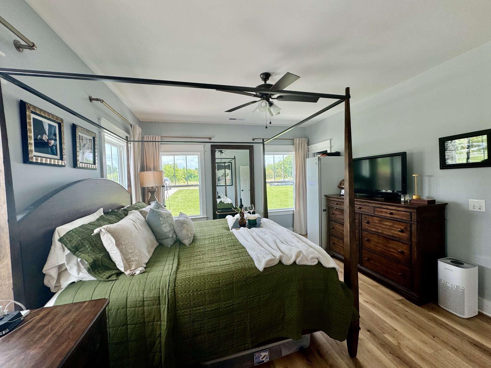 172 Tenpenny Road Morrison, TN 37357 - Photo 11 of 27 a bedroom with a bed and a flat screen tv