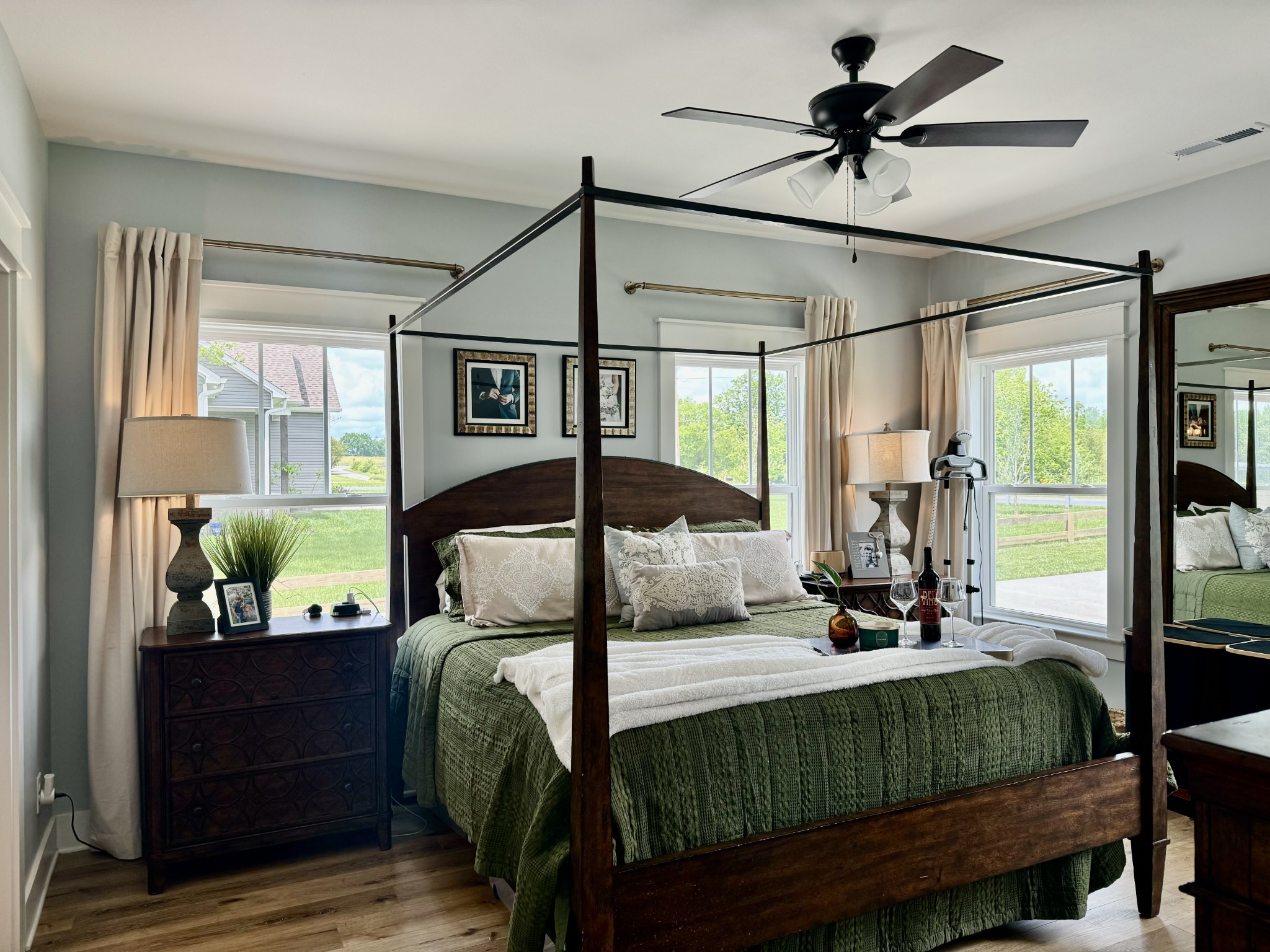 172 Tenpenny Road Morrison, TN 37357 - Photo 10 of 27 a bedroom with a bed and wooden floor