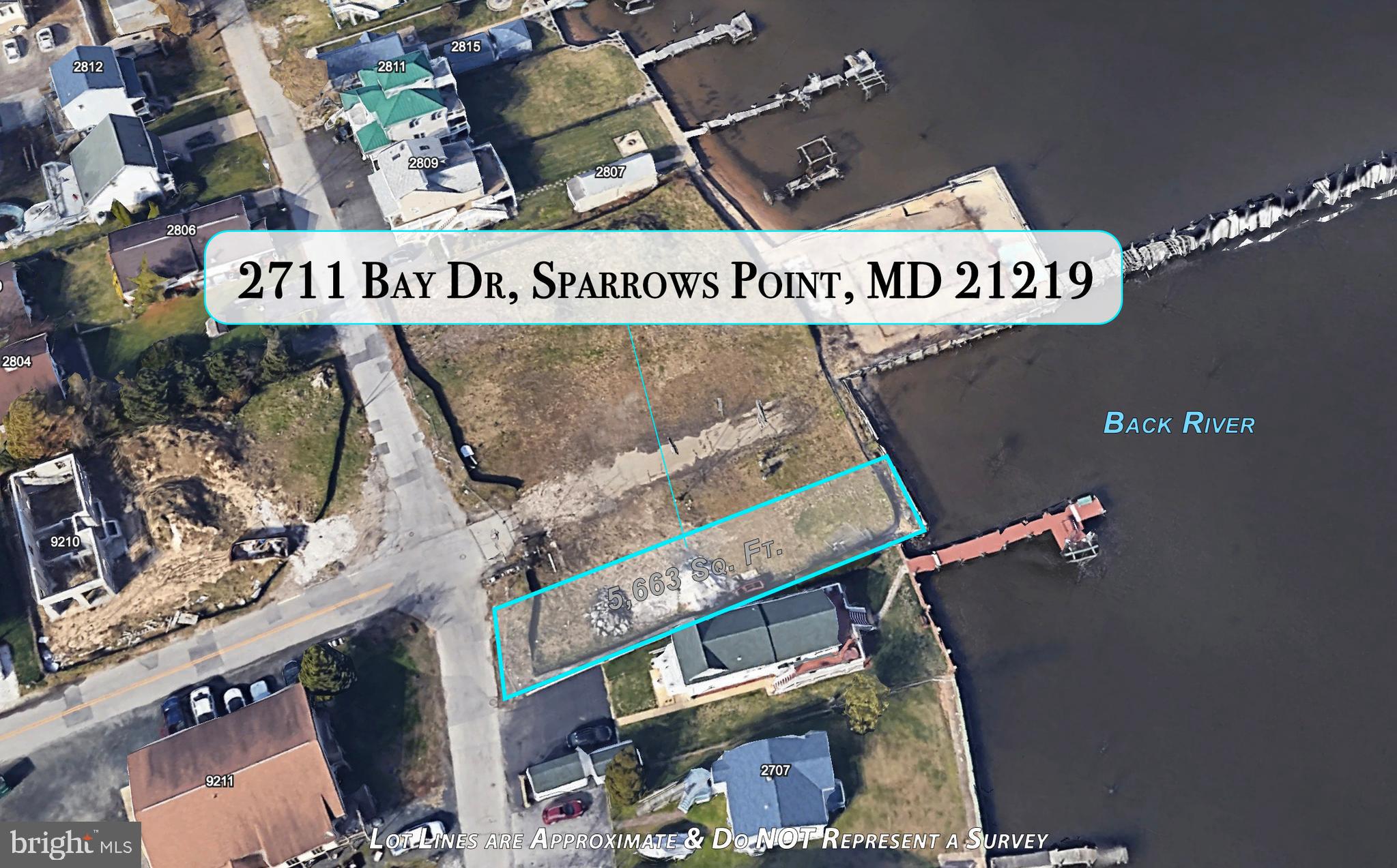 2711 Bay Drive Sparrows Point, MD 21219 - Photo 5 of 10 view of a street sign