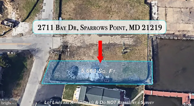 $225,000 | 2711 Bay Drive, Sparrows Point, MD 21219
