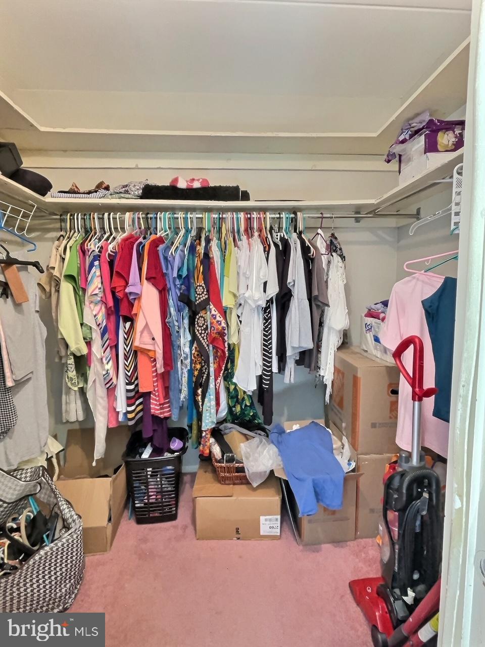 Deluxe Model has Roomy Walk-in Closet