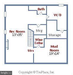 3241 Ellicott Street Northwest Washington, DC 20008 - Photo 27 of 29 FLOOR PLAN LOWER LEVEL