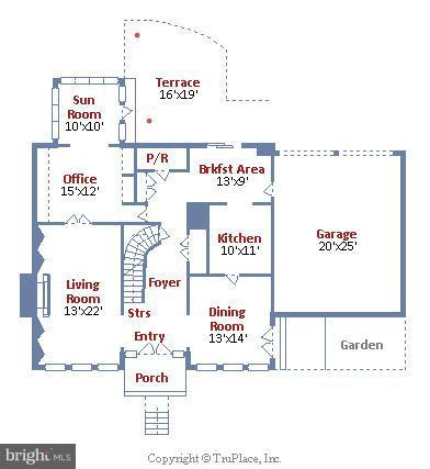 3241 Ellicott Street Northwest Washington, DC 20008 - Photo 28 of 29 FLOOR PLAN MAIN LEVEL