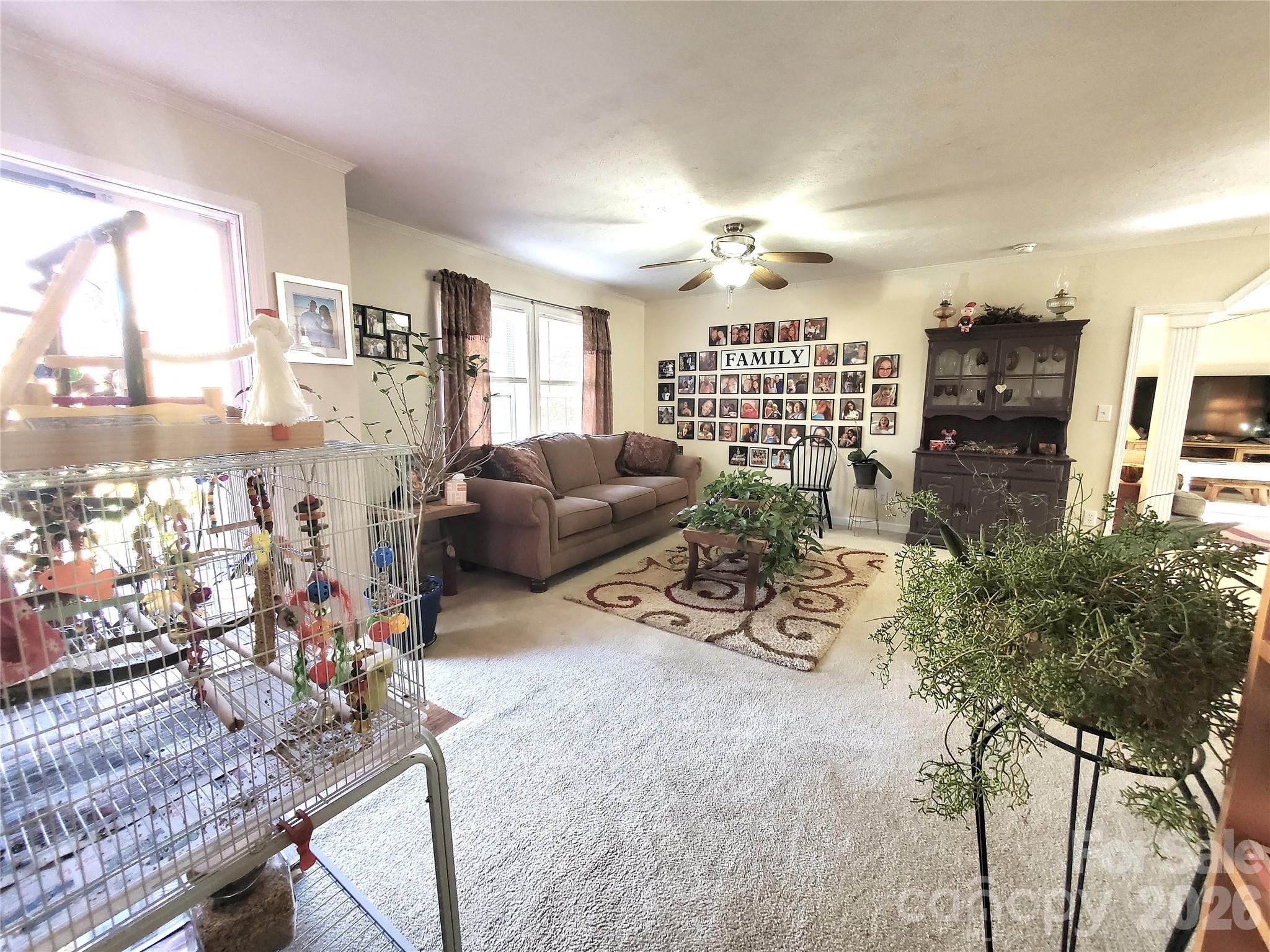457 Dale Road Spruce Pine, NC 28777 - Photo 7 of 36 a living room with furniture and a flat screen tv