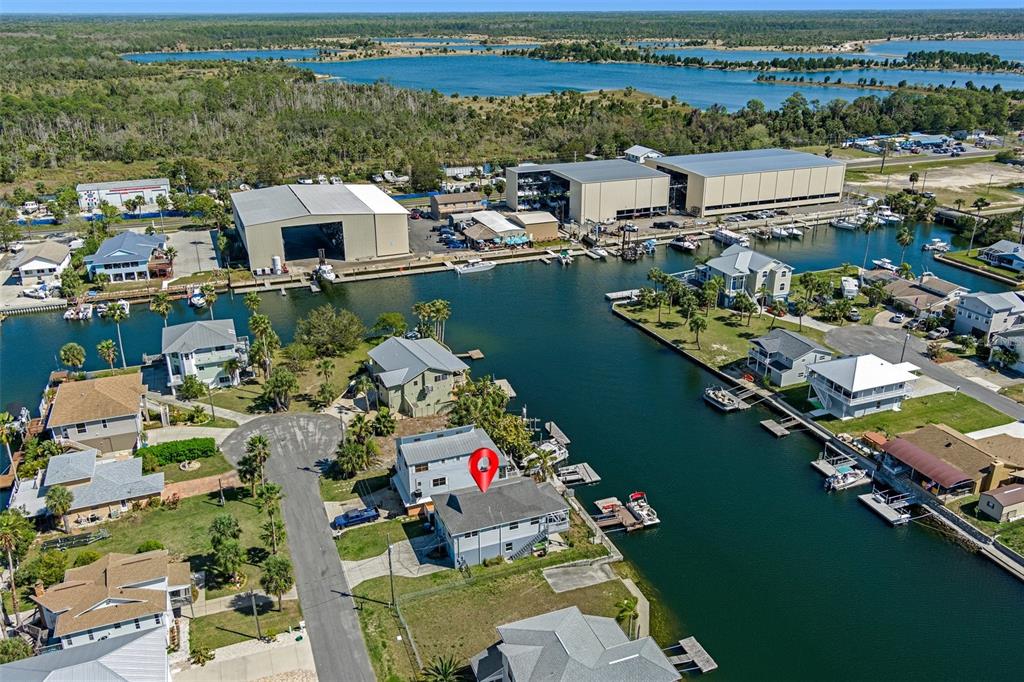 4046 Casa Court Hernando Beach, FL 34607 - Photo 3 of 58 an aerial view of a house with a ocean view