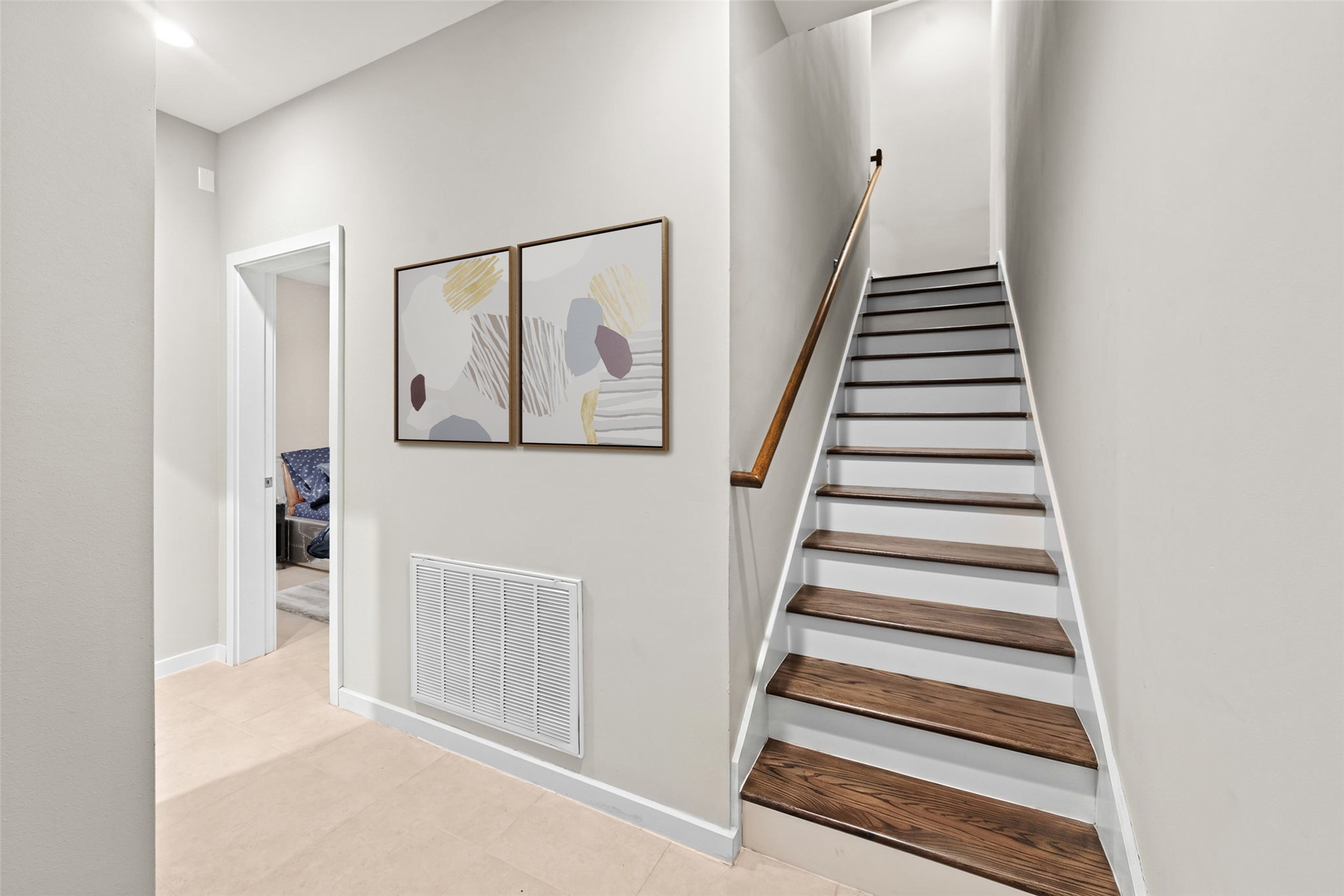 1820 Palm Street Houston, TX 77004 - Photo 6 of 47 a view of an entryway with staircase