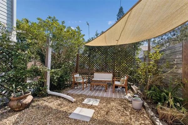 a view of a house with a patio