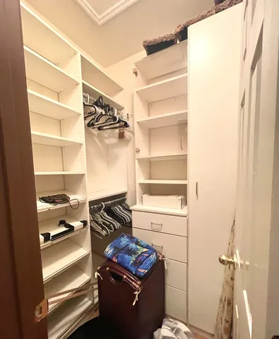 a walk in closet