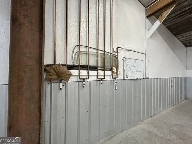 a view of storage and utility room