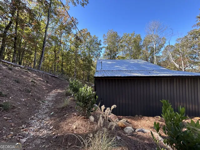 a view of wooden fence