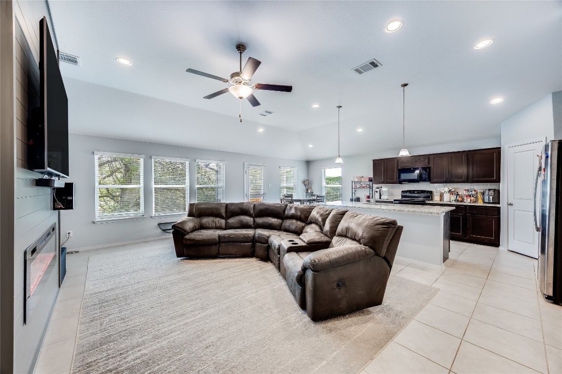 21302 Santa Rosa Avenue Lago Vista, TX 78645 - Photo 3 of 26 a living room with furniture and a large window