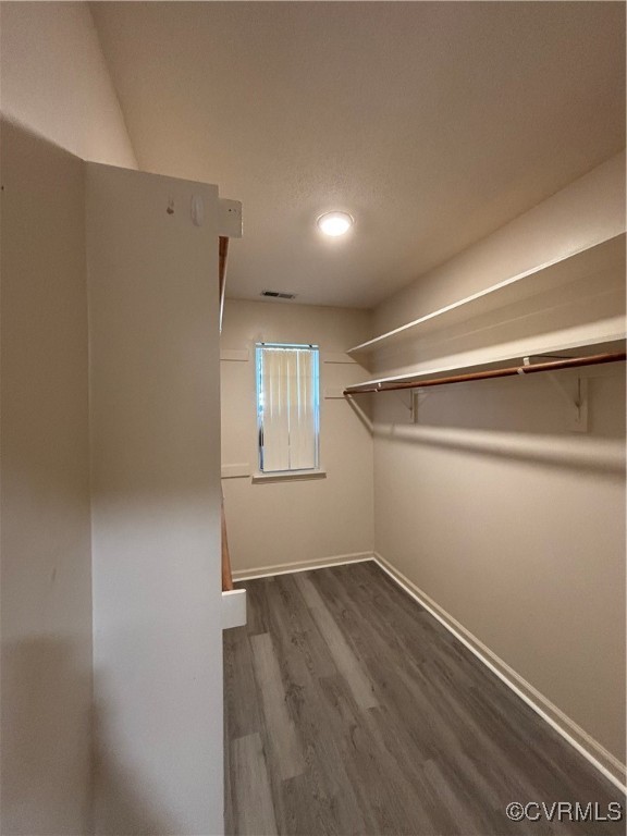 18 Bluesage Path Hampton, VA 23663 - Photo 28 of 28 Walk in closet featuring dark hardwood / wood-styl