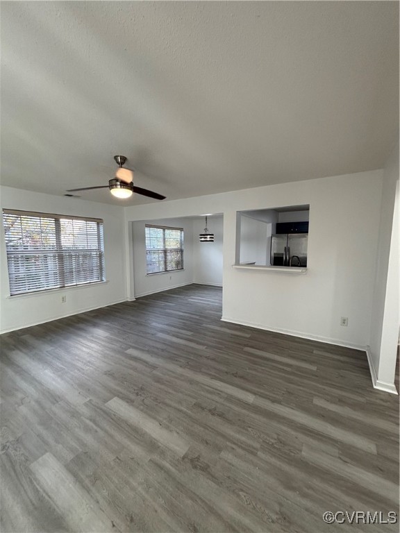 18 Bluesage Path Hampton, VA 23663 - Photo 4 of 28 Unfurnished living room with ceiling fan, hardwood