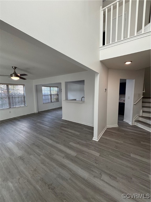 18 Bluesage Path Hampton, VA 23663 - Photo 6 of 28 Unfurnished living room featuring dark wood-type f