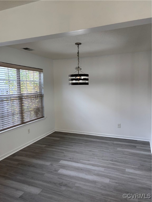 18 Bluesage Path Hampton, VA 23663 - Photo 9 of 28 Unfurnished dining area with dark hardwood / wood-