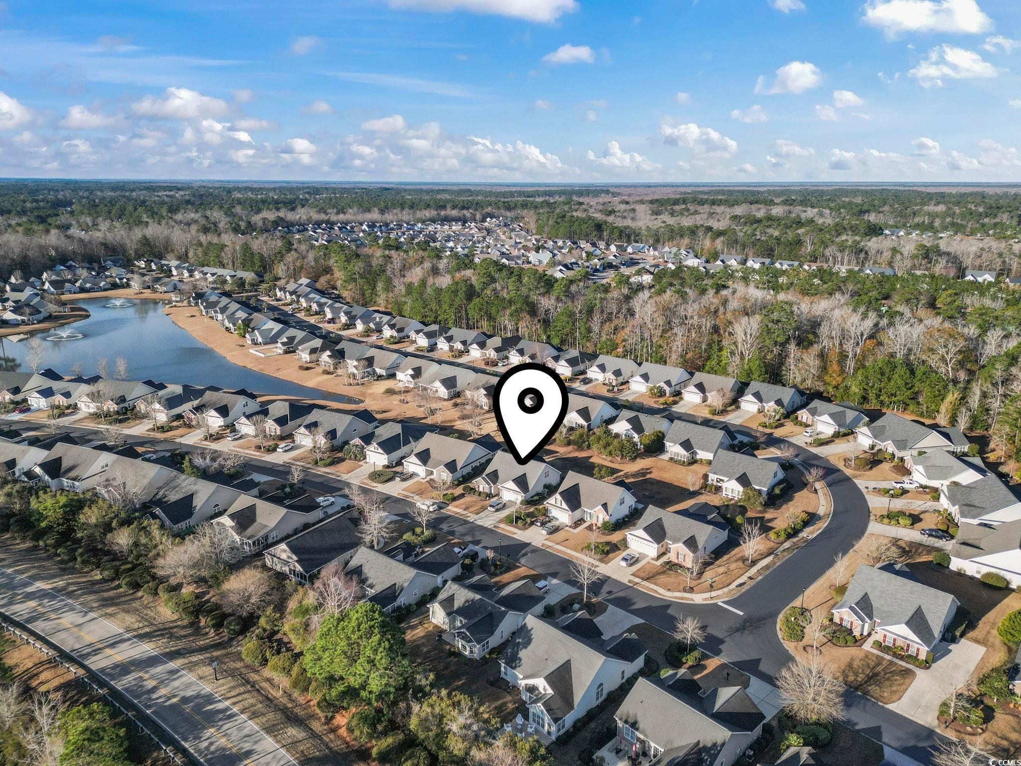 3141 Shorecrest Bay Drive Murrells Inlet, SC 29576 - Photo 27 of 30 Birds eye view of property with a water view