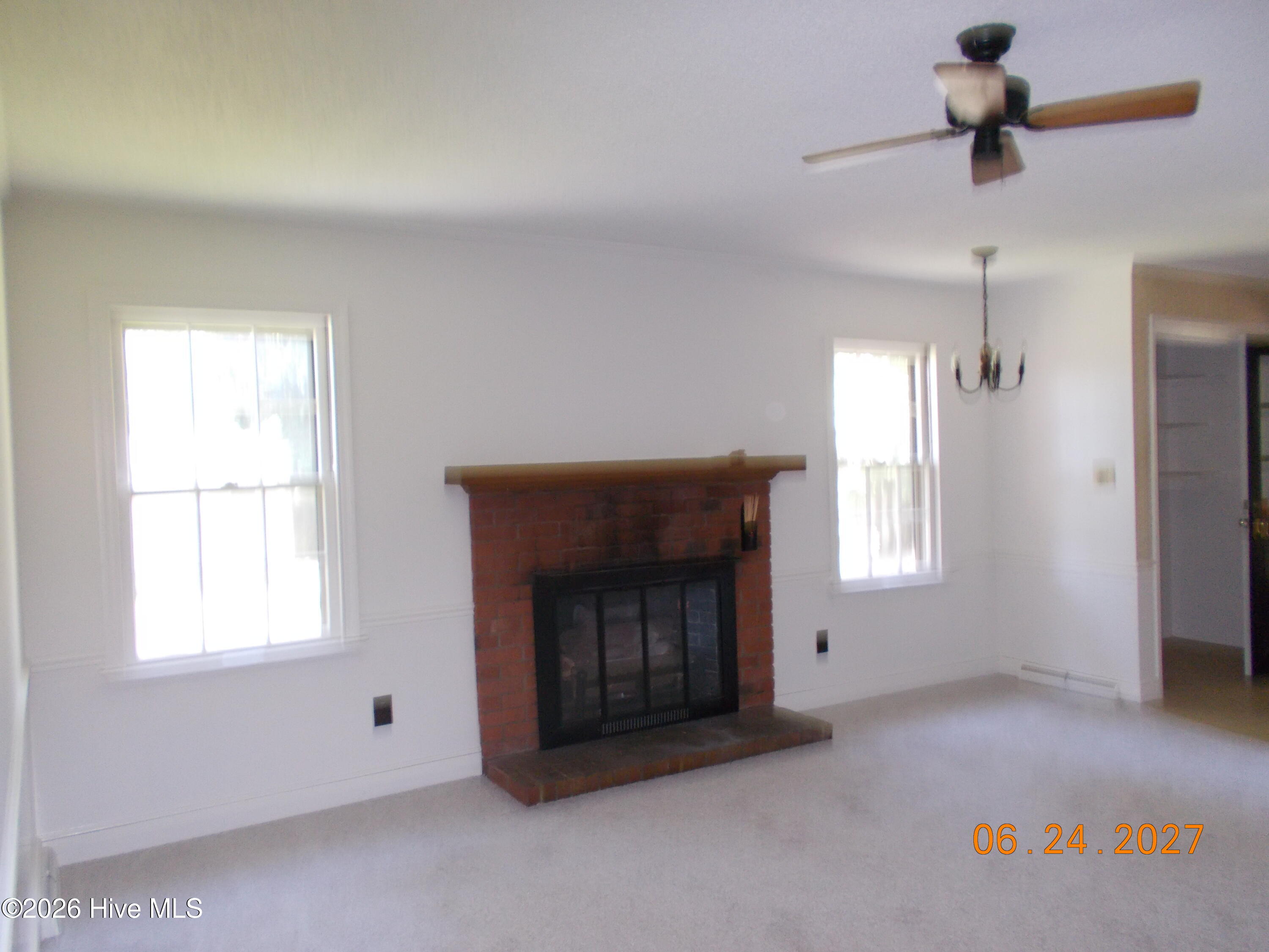 2209 Stanton Road Kinston, NC 28504 - Photo 11 of 11 Fireplace with gas logs in the family room