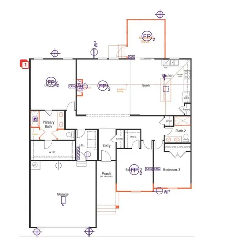 a picture of a bench in front of a wall