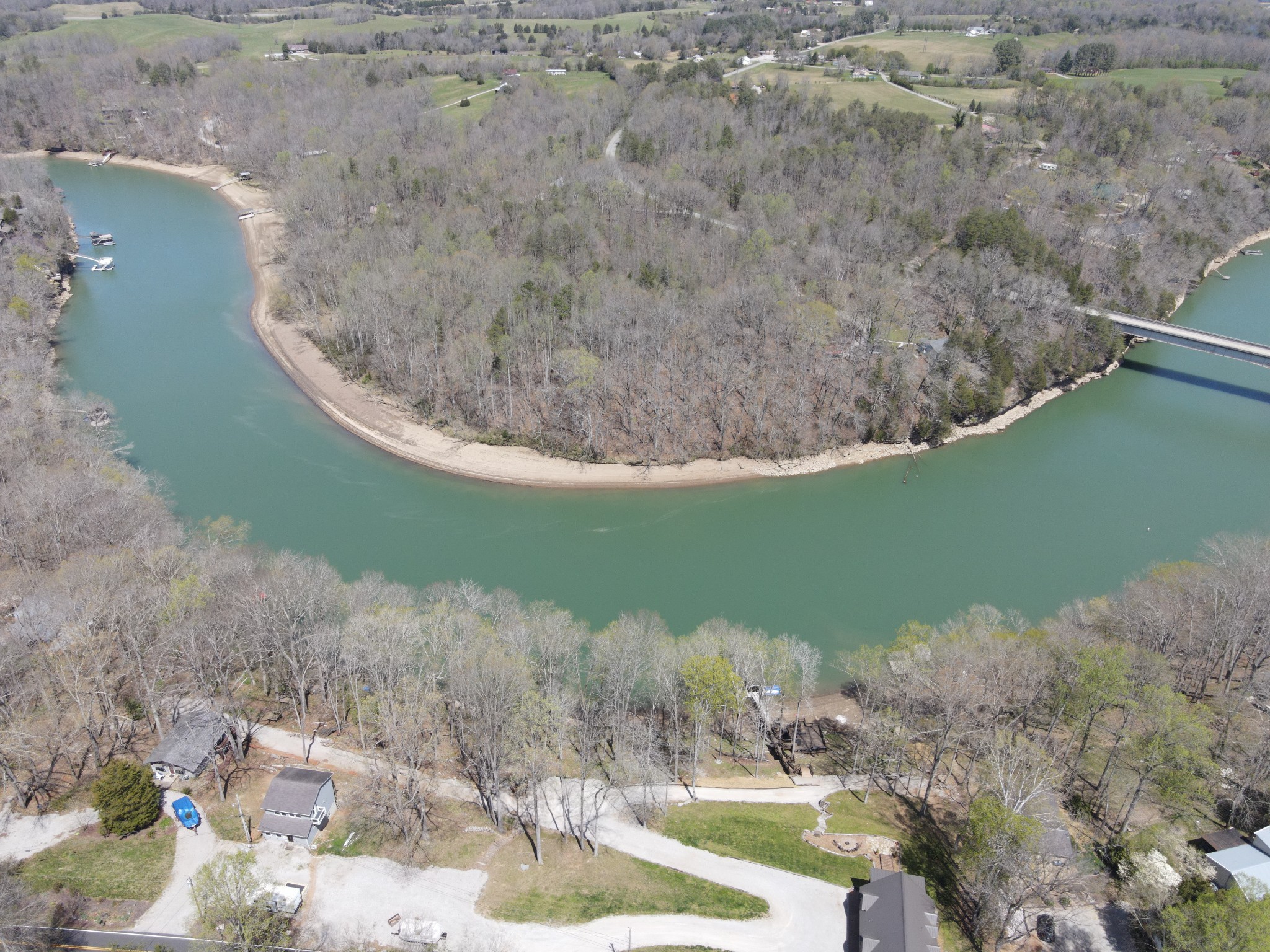 0 Tandy's Knob Road Doyle, TN 38559 - Photo 3 of 9 a view of a lake from a balcony