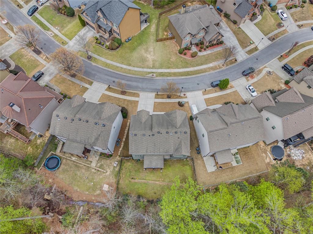 2297 Roberts View Trail Buford, GA 30519 - Photo 62 of 64 an aerial view of residential house with outdoor space