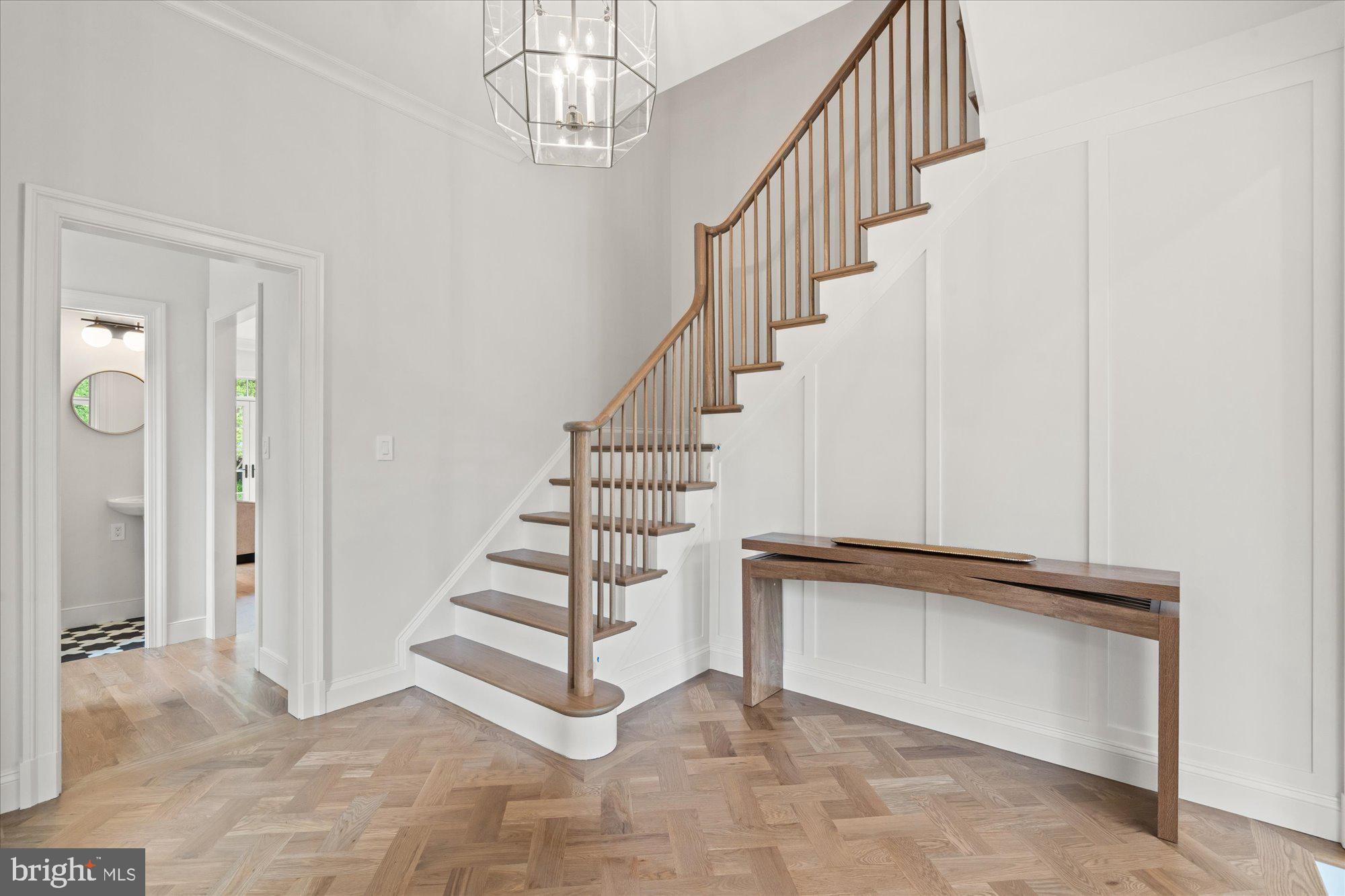 1004 Virginia Avenue Alexandria, VA 22302 - Photo 4 of 63 Handcut floor design