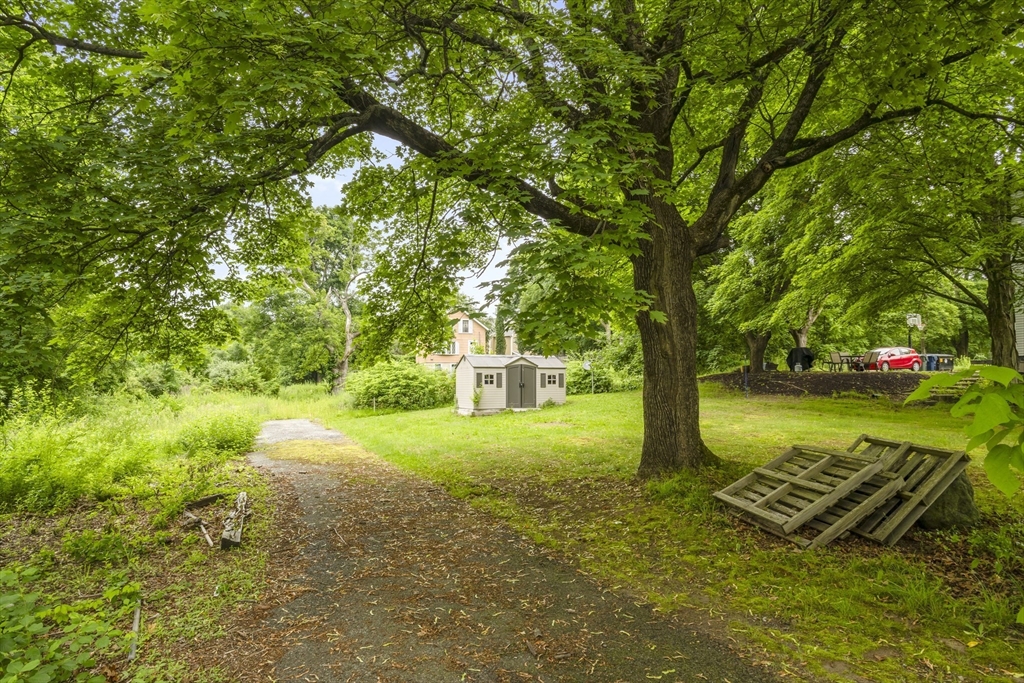 35 R Whiting Street North Attleboro, MA 02760 - Photo 13 of 16 a view of a trees in front of a house with a big yard