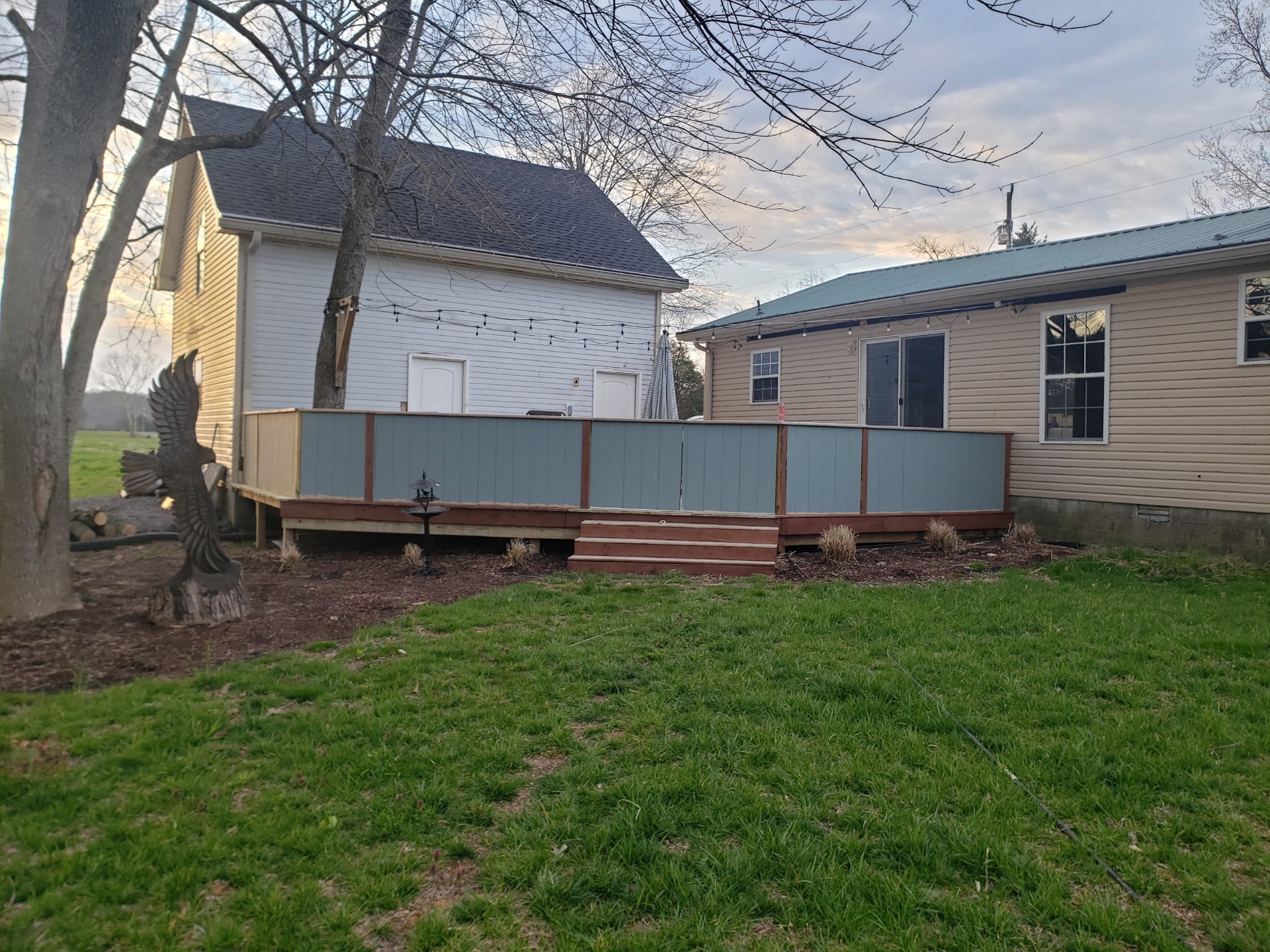 595 Aplin Branch Road Cottontown, TN 37048 - Photo 3 of 8 a view of back yard of the house