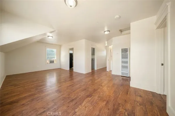 a view of a big room with a natural light