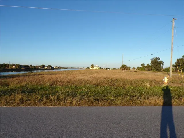 a view of lake and mountain