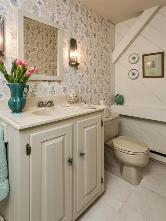 30 Decker Reef Road Boothbay, ME 04544 - Photo 16 of 29 First floor half bathroom with sink...