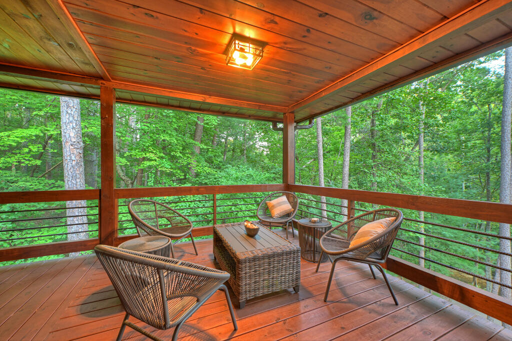 303 Major Ridge Road Blue Ridge, GA 30513 - Photo 17 of 50 Porch over the water
