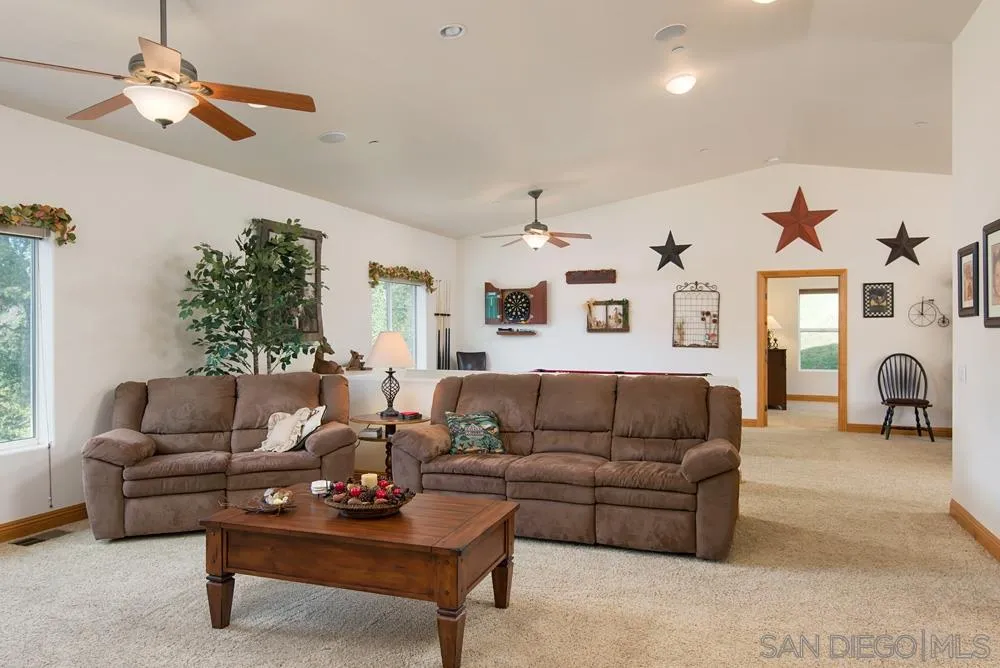 1295 Banner Road Julian, CA 92036 - Photo 10 of 25 a living room with furniture and a table