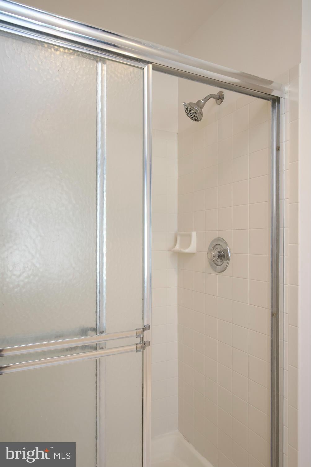 2446 Five Shillings Road Frederick, MD 21701 - Photo 22 of 30 a bathroom with a glass shower door