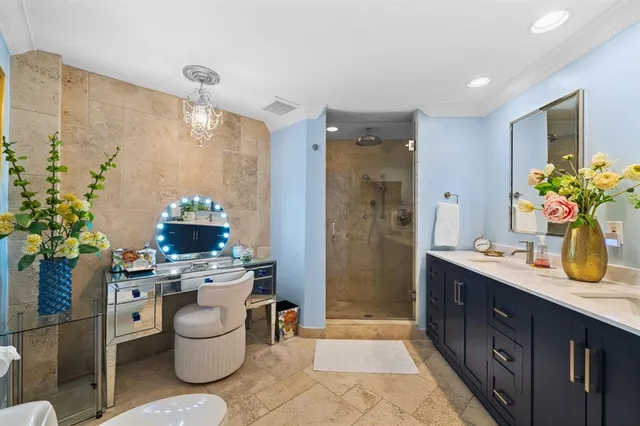 a room with a wooden floor and a sink