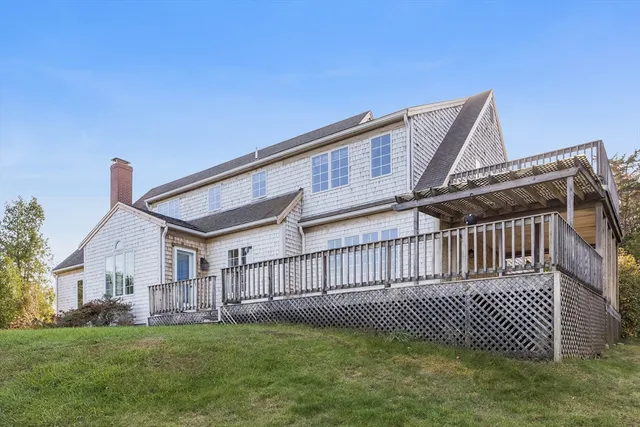 a view of outdoor space and green space
