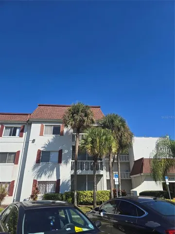 a front view of a building