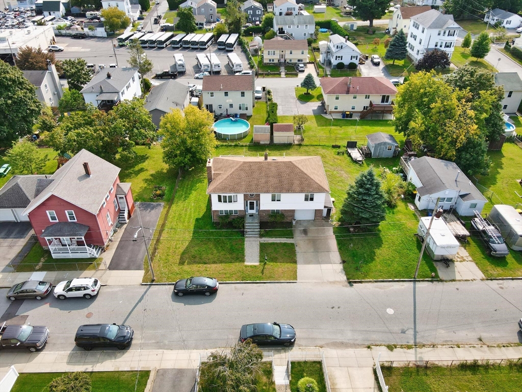 170 Nelson Street Fall River, MA 02721 - Photo 41 of 42 an aerial view of residential houses with outdoor space and parking