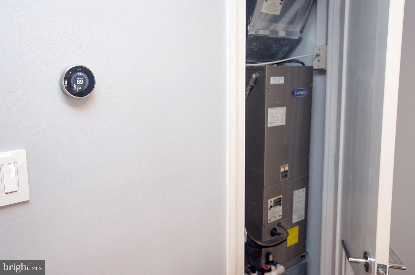 80 15th Street Northeast, Unit 80 Washington, DC 20002 - Photo 16 of 28 Nest Thermostat/Utility Closet