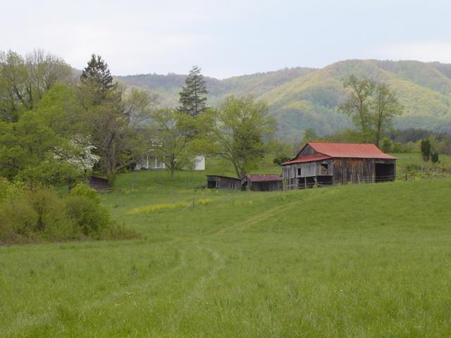 9814 Callaway Road Callaway, VA 24067 - Photo 13 of 14 a view of a town with mountains in the background
