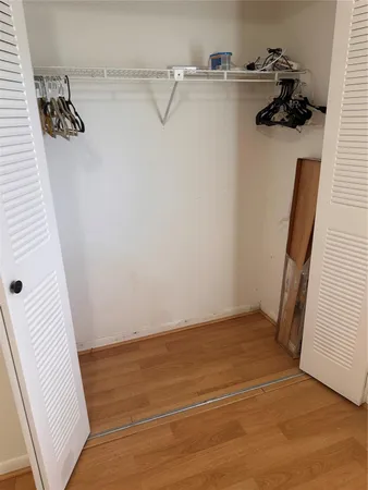 a view of a room with rack and stairs