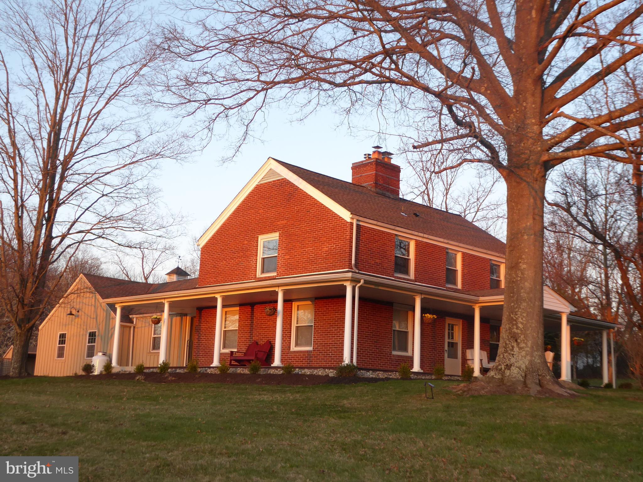 1606 Elephant Road Perkasie, PA 18944 - Photo 3 of 30 Classic Brick Farmhouse with Wrap Around Porch