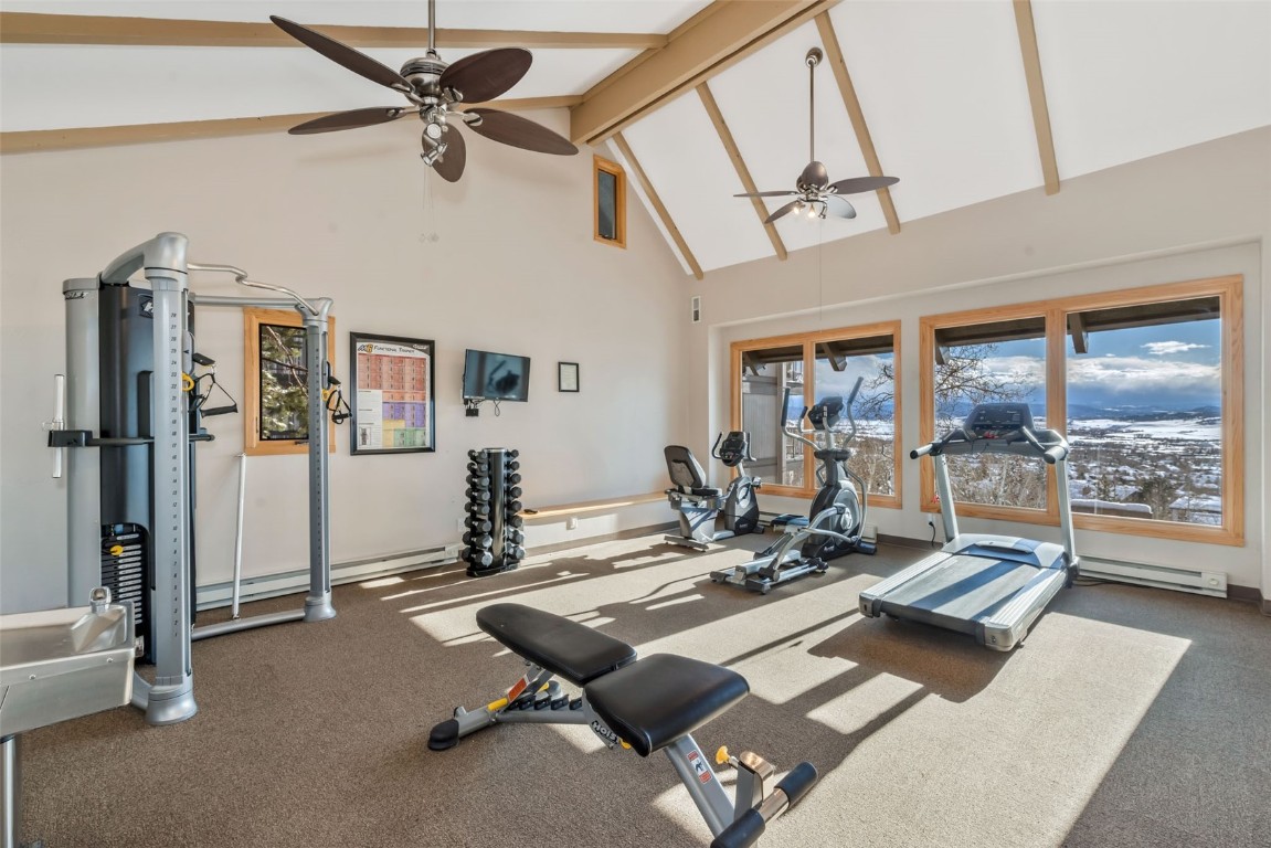 2590 Longthong Road, Unit 211 Steamboat Springs, CO 80487 - Photo 17 of 26 Yampa View Condos exercise room
