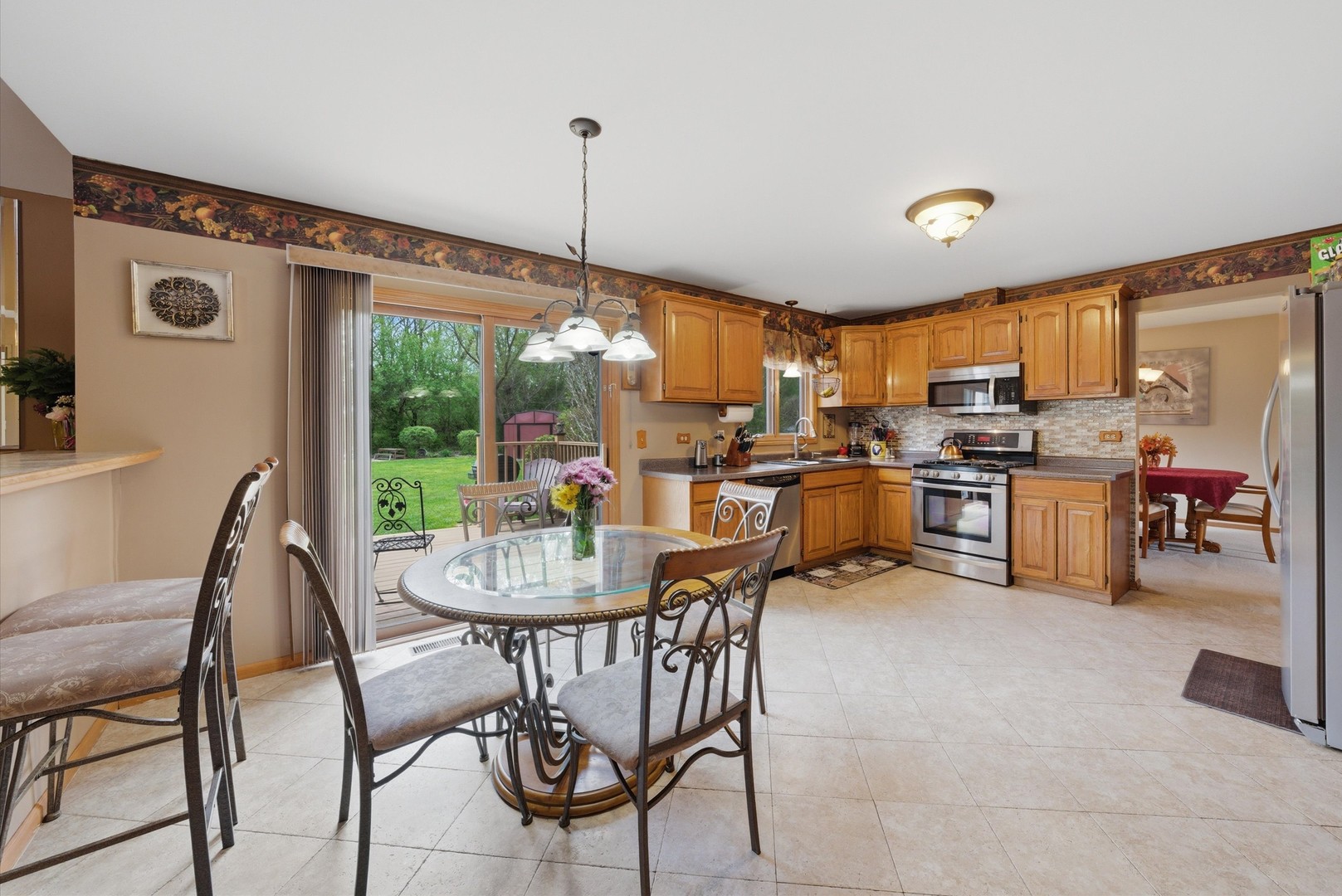 3552 Fairway Drive Crete, IL 60417 - Photo 8 of 27 a view of a dining room with furniture window and outside view