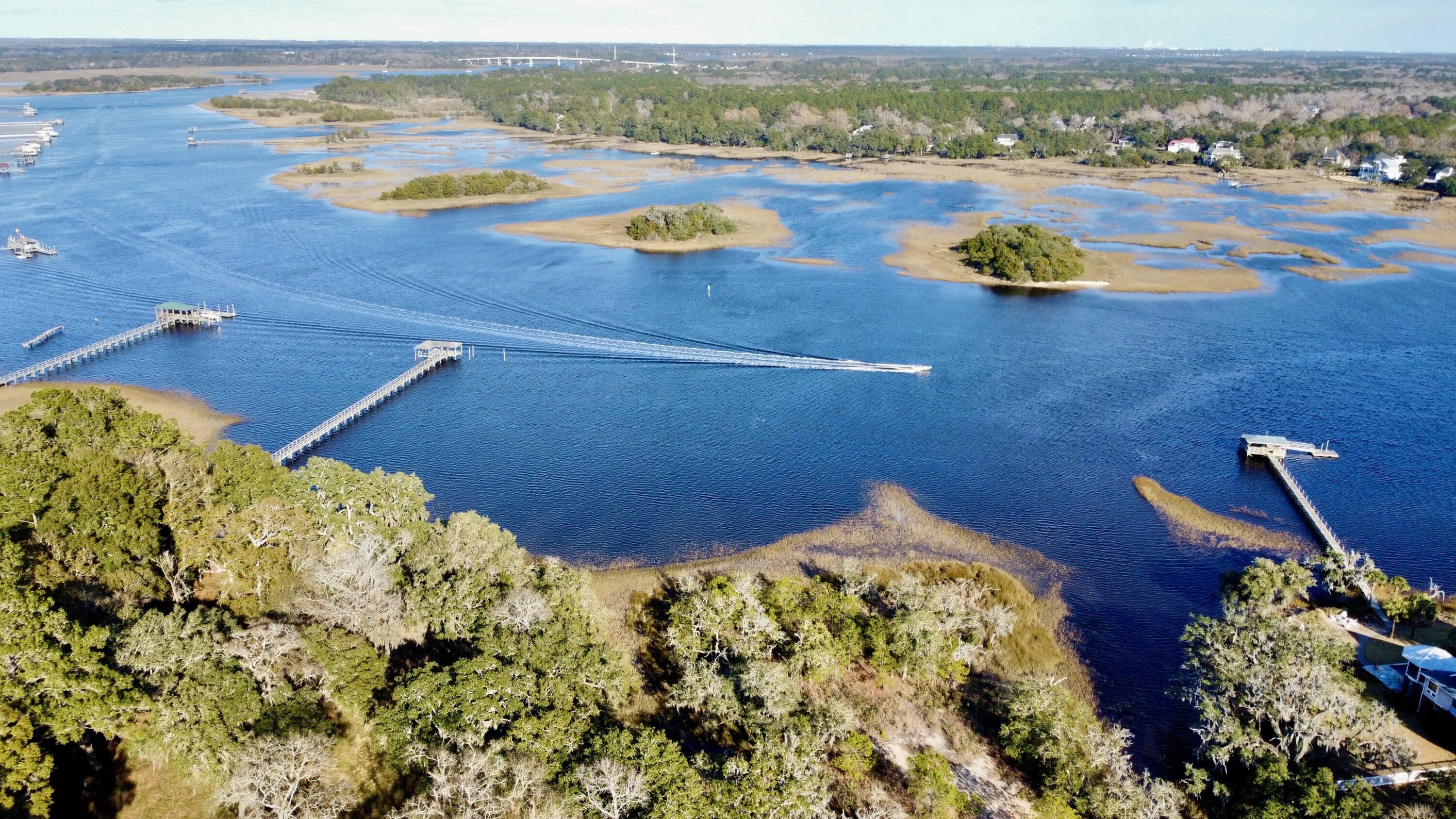 Flying High overlooking the Stono River