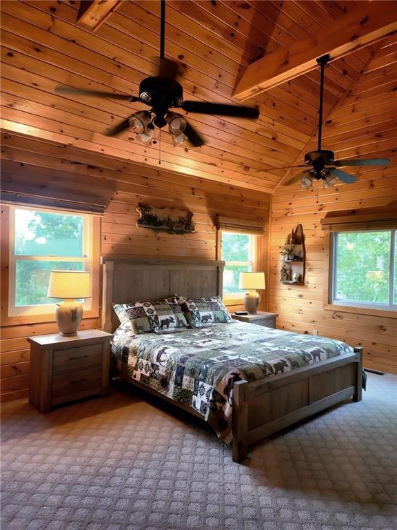 292 High Country Crossing Morganton, GA 30560 - Photo 19 of 35 a bedroom with a bed and large windows